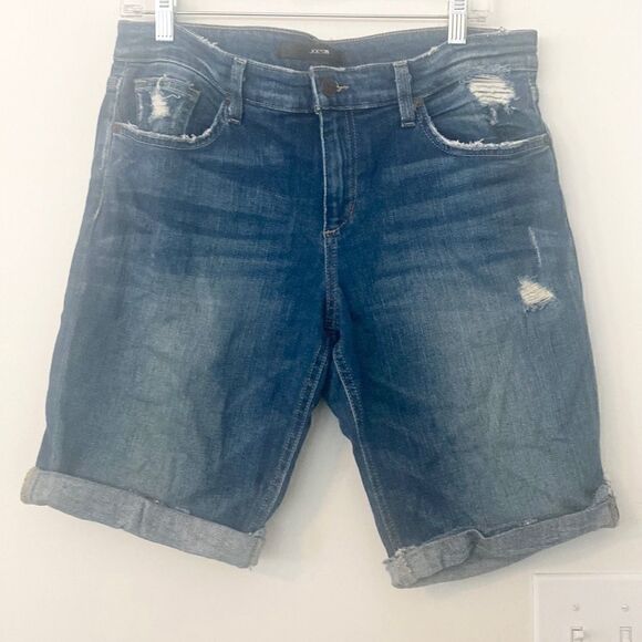 Joe’s Denim Distressed Shorts 28 - Picture 1 of 6